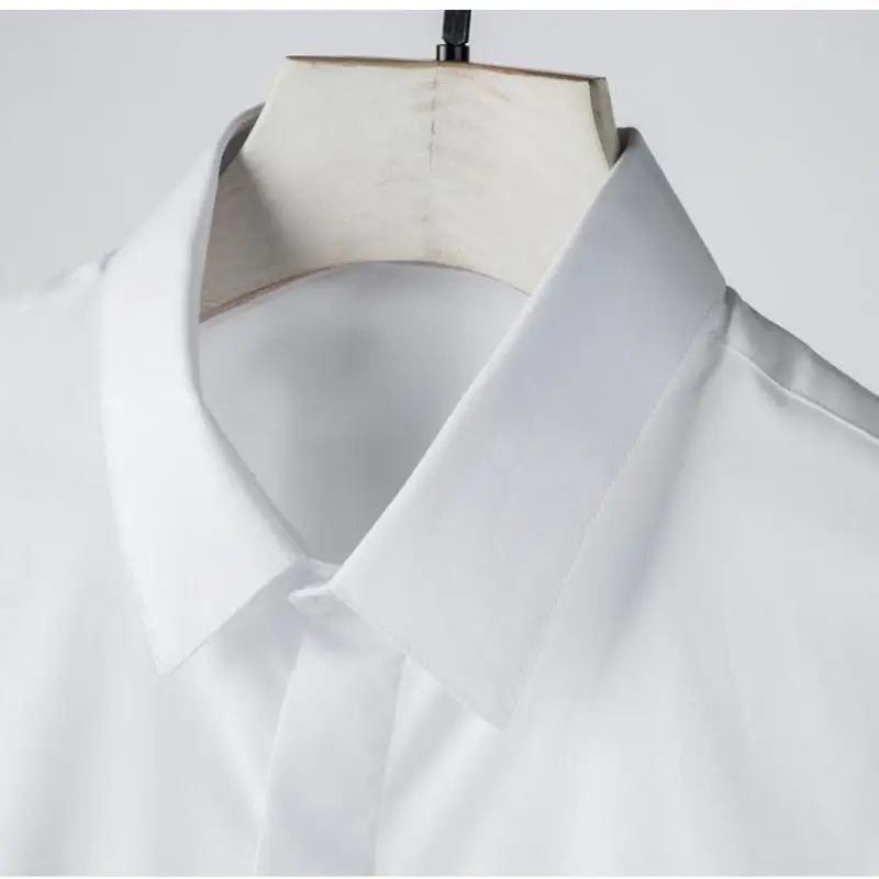 Рубашка Minglu мужская с длинным рукавом роскошная сорочка открытыми плечами