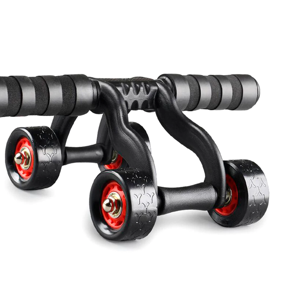 Abdominal Wheel Ab Roller With Four Wheels Trainer Rolling Sports Exercise Fat Burning Fitness Equipment KC452 |