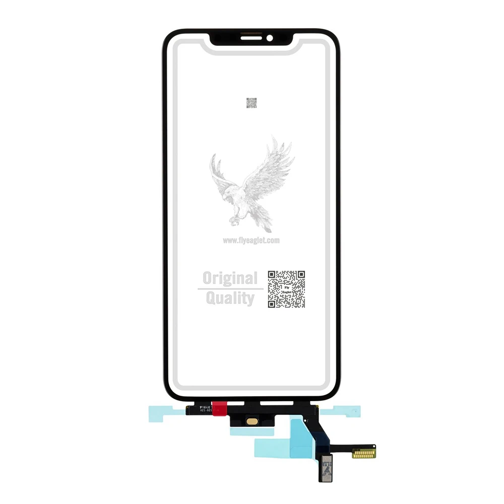 10 шт. (Flyeaglet) Оригинальный ЖК-дисплей внешний сенсорный экран дигитайзер + OCA для