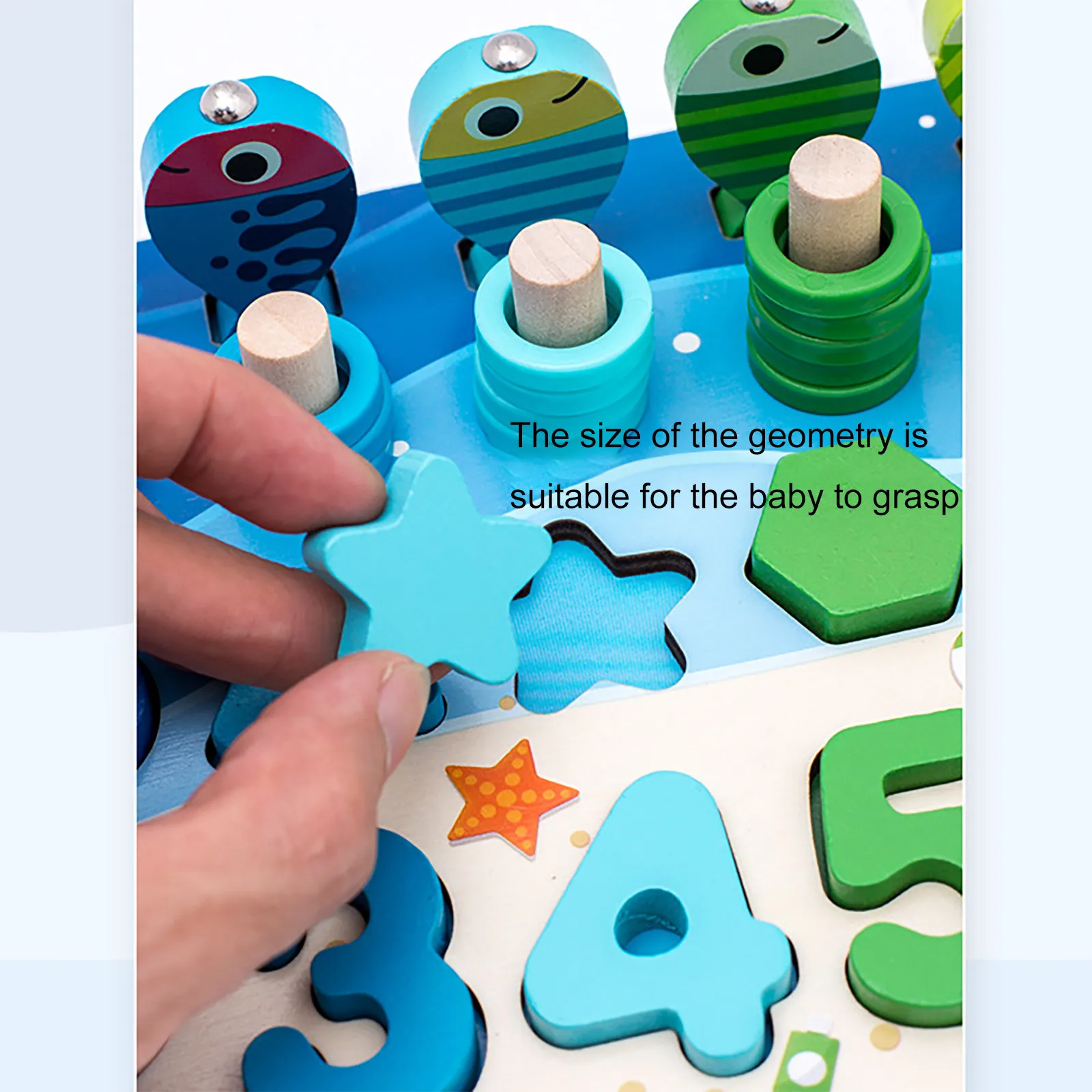 Деревянная головоломка с цифрами и буквами для раннего обучения детские