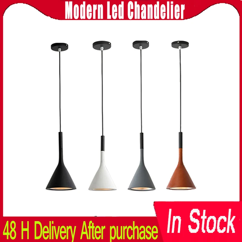 

Modern Led Chandelier Kitchen Lamps Hanging Lamps Nordic Bars Family Bedrooms Chandeliers Coffee Shops Without Bulb