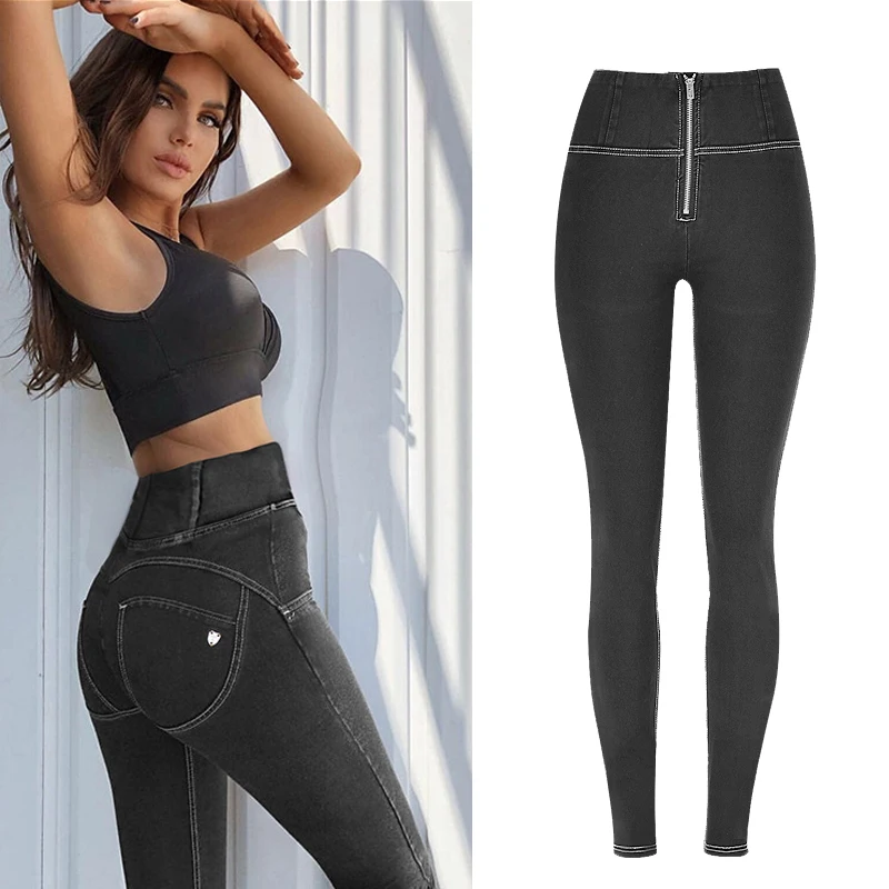 LORDLDS джинсовые штаны модные женские туфли эластичные Высокая талия узкие