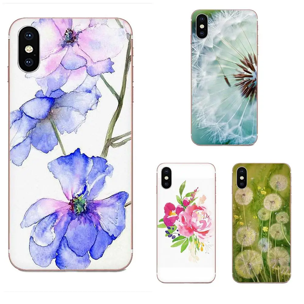 Акварельный цветок Одуванчик стильный дизайн для Huawei Nova 2 V20 Y3II Y5 Y5II Y6 Y6II Y7 Y9 G8 G9 GR3