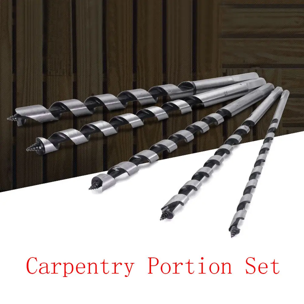 

6-14mm Rotary Drill Bit Lengthened Hard Hand Drill Bit Hole Opener Cutter Tools Woodworking Reaming Set
