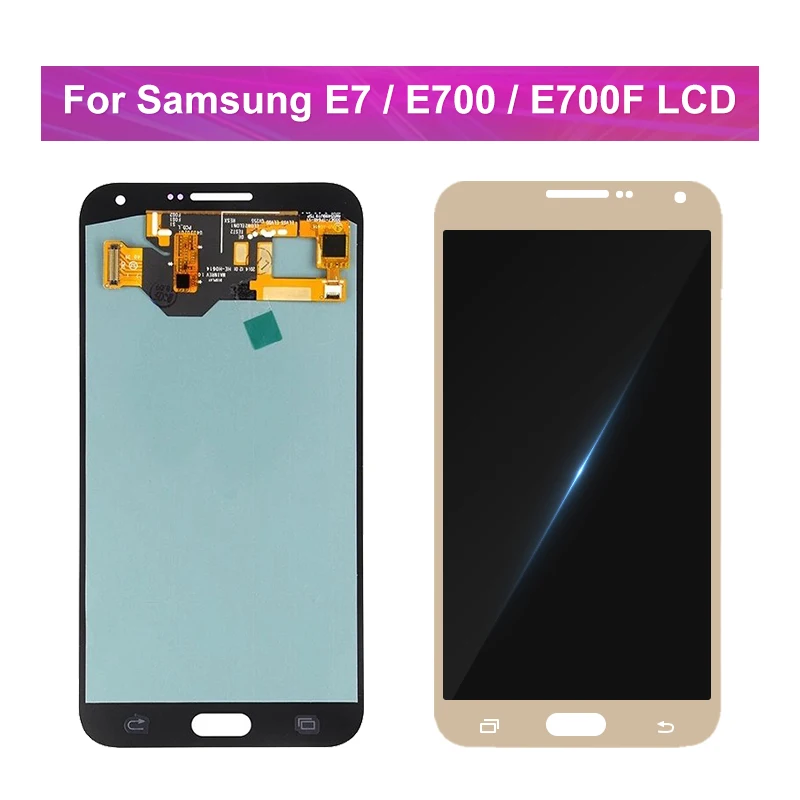 Super AMOLED для Samsung Galaxy E7 E700 ЖК дисплей сенсорный экран дигитайзер в сборе Запчасти