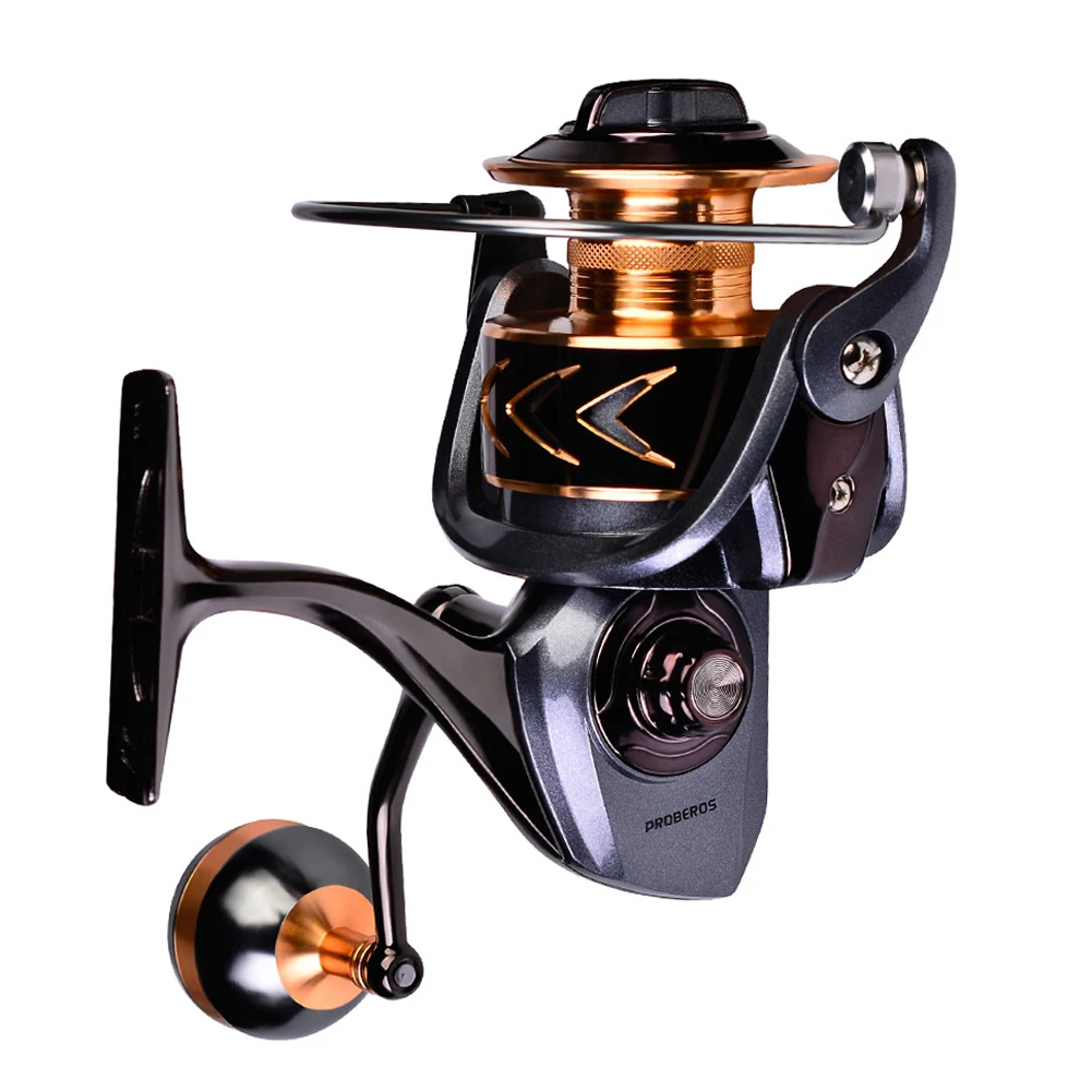 

Stainless Steel Fishing Reel Left Right Hand 4000-7000 Spool Spinning Wheel 5.2:1 Saltwater Fishing Tackle Accessories