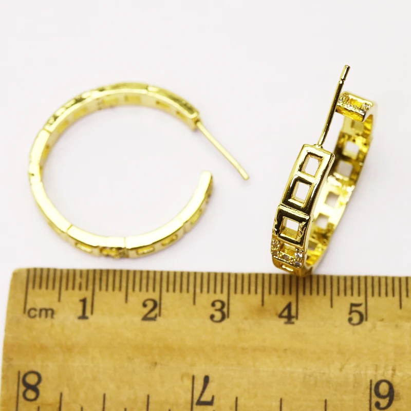 

10 Pairs Hoop earrings New design Square shape earrings women jewelry Fashion Hollow stud earrings Gift for women jewelry 8141