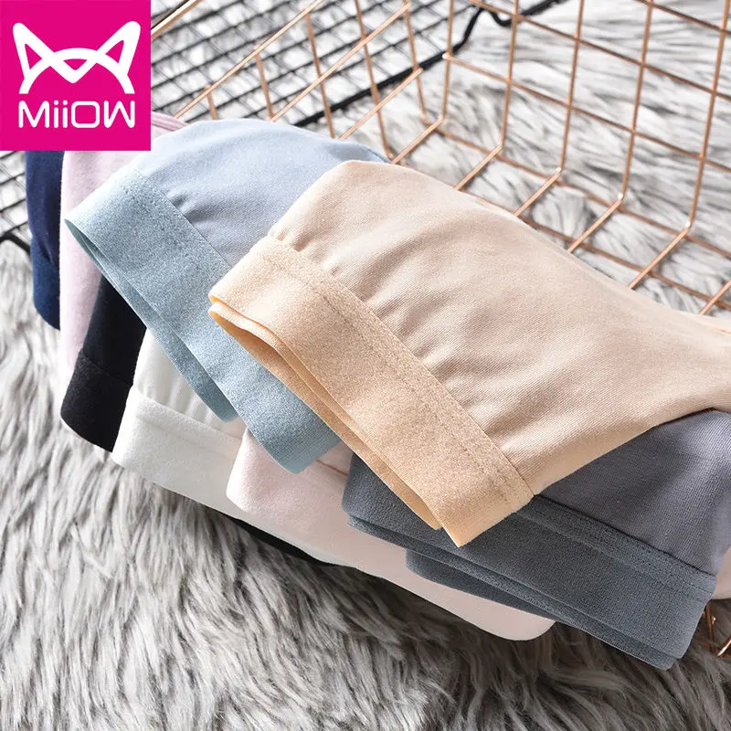 

MiiOW Women's Underwear Women's Cotton Antibacterial Mid-waist Girls Japanese Girls Plus Size Ladies Briefs Four Seasons