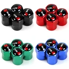 Алюминиевые колпачки на клапаны автомобильных шин, тип R, с логотипом, для Honda City CR-V, XR-V, HR-V, Accord, 4 шт.