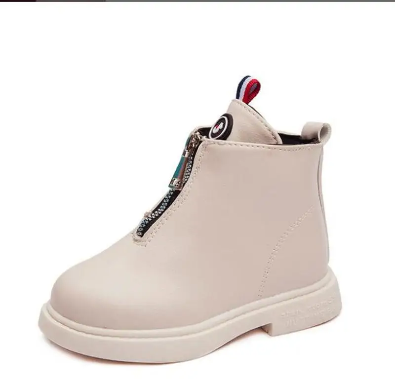 Детские Ботинки Martin Унисекс ботильоны для девочек Обувь из натуральной кожи