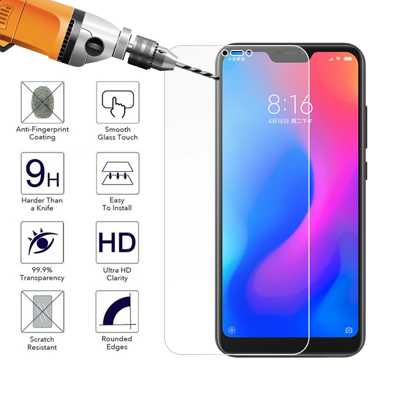 Для Xiaomi Redmi 7 8 9 10 защита экрана полное покрытие закаленное стекло пленка для 9A 9C 9T
