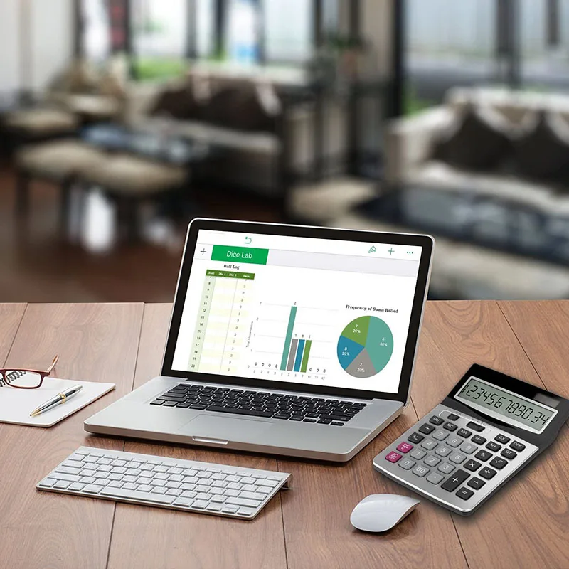 Настольный калькулятор Nworld с 12 значным стандартным функционалом компьютерные