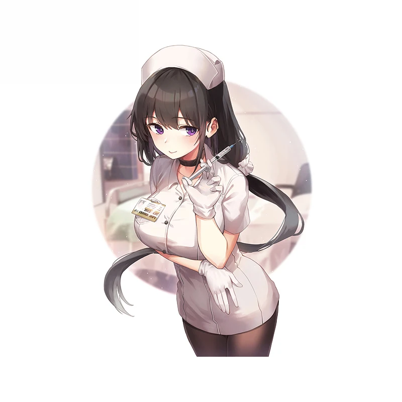 

13cm x 9cm for Girl Anime Decal Personality Vinyl Car Stickers Surfboard Auto Bumper Occlusion Scratch Waterproof