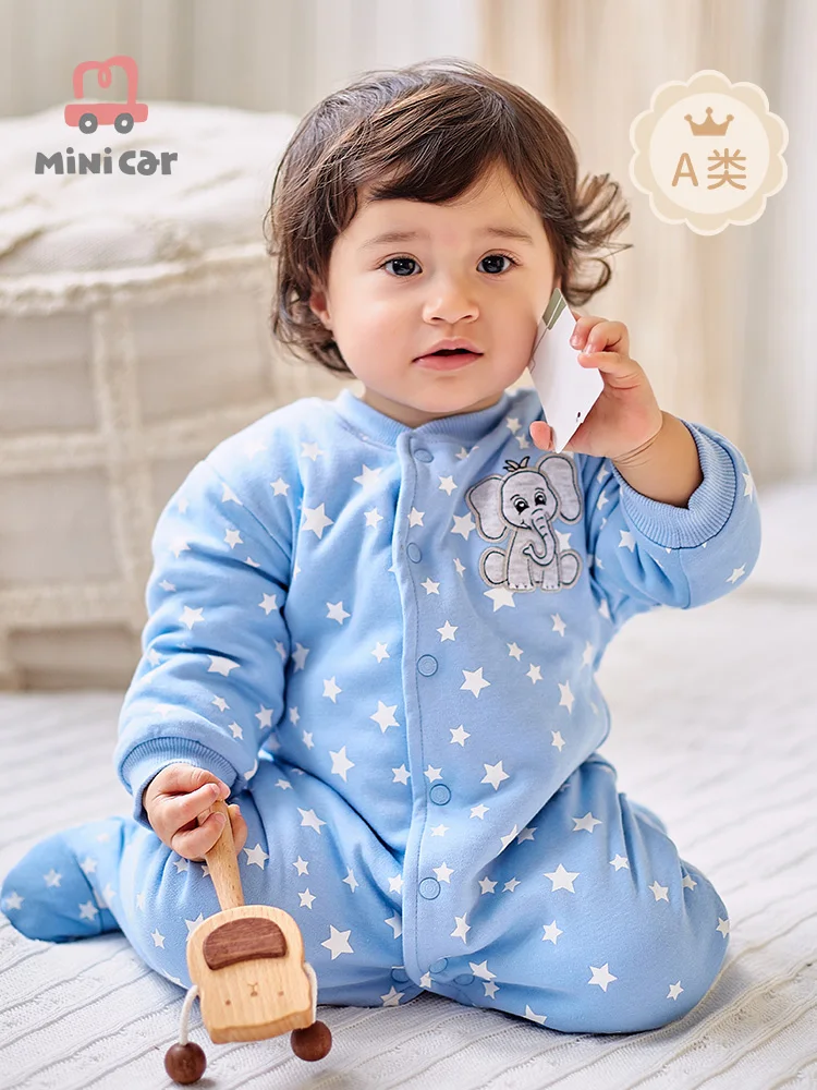 

Мини-автомобиль детский цельный комбинезон ребенка открыть файл одежда для альпинизма на осень-зиму Длинные рукава go обувь из тонкого хлоп...