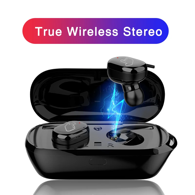 

T2C TWS Bluetooth 5.0 Wireless Earphone In Ear Headphones Handsfree Headset headphones for a mobile phone ecouteurs