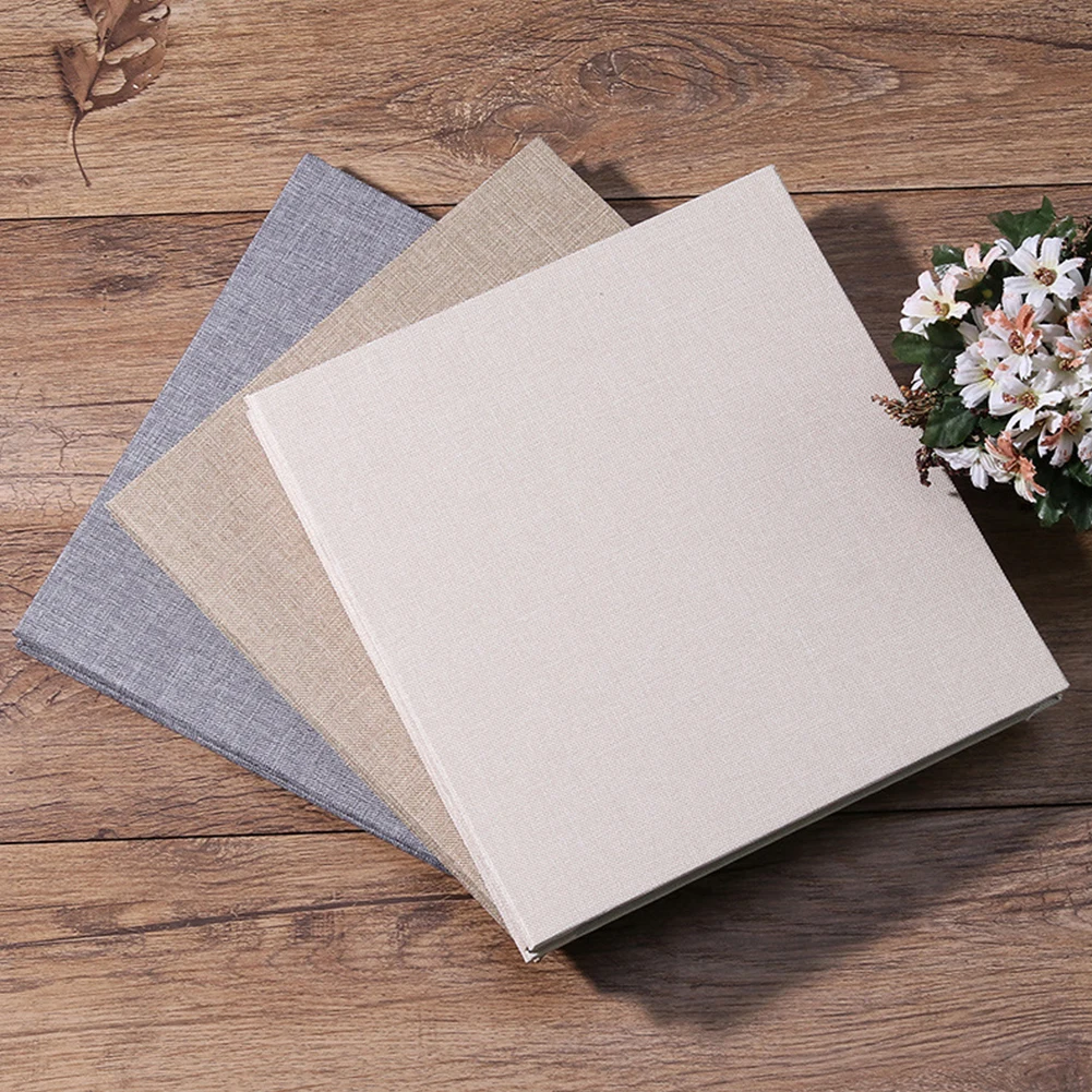 

11inch DIY Scrapbook Sticky Photo Album Memory Book Baby Linen Anniversary