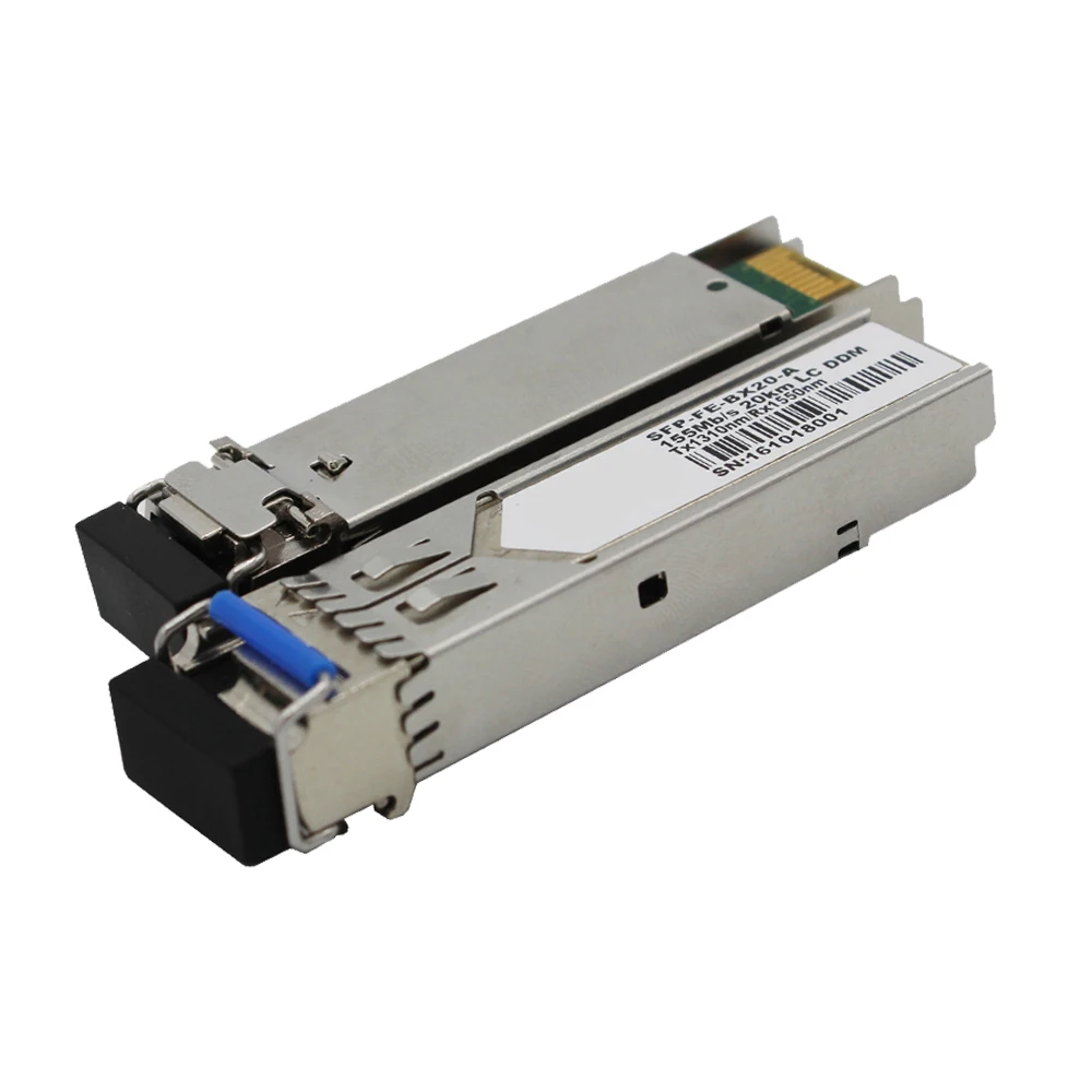 

Free Shipping 155Mb/s SFP Transceiver Multi Mode soudeuse fibre optique dual fiber 2km 850nm LC DDM