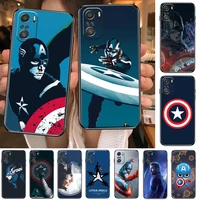 captain america marvel cartoon phone case for xiaomi redmi note 10 9 9s 8 7 6 5 a pro s t black cover silicone back pre style