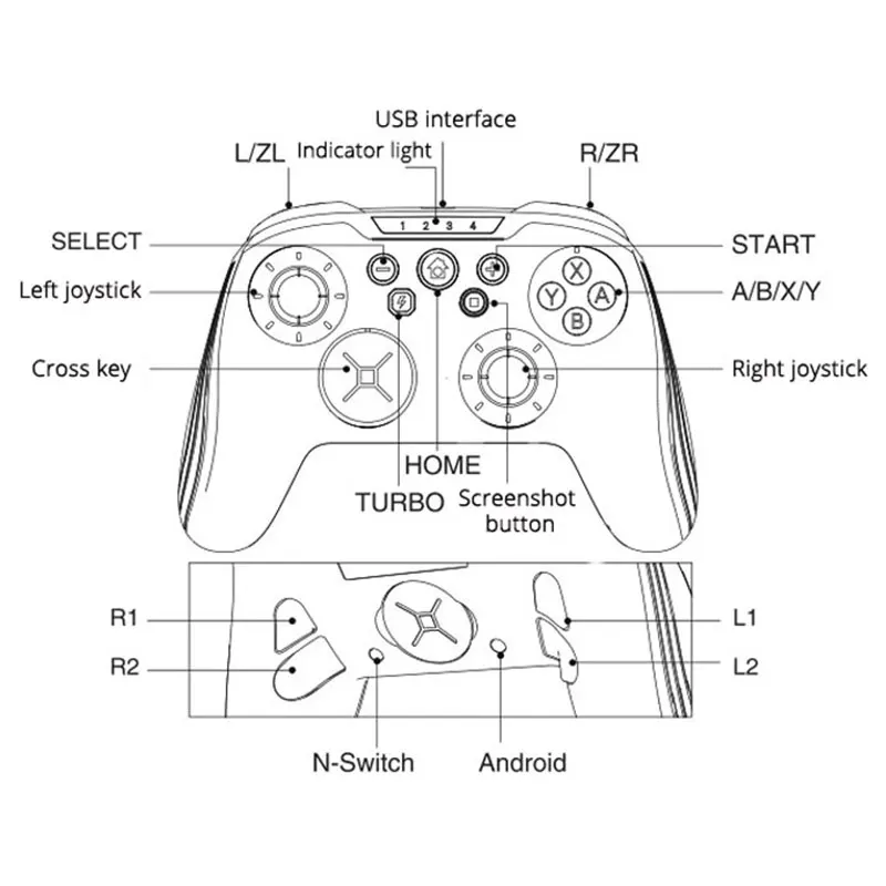 Switch Bluetooth Wireless Controller 8M Remote Gamepad Detachable Joystick For Nintend SWITCH Pro/PC/Android/Tablet Accessories |