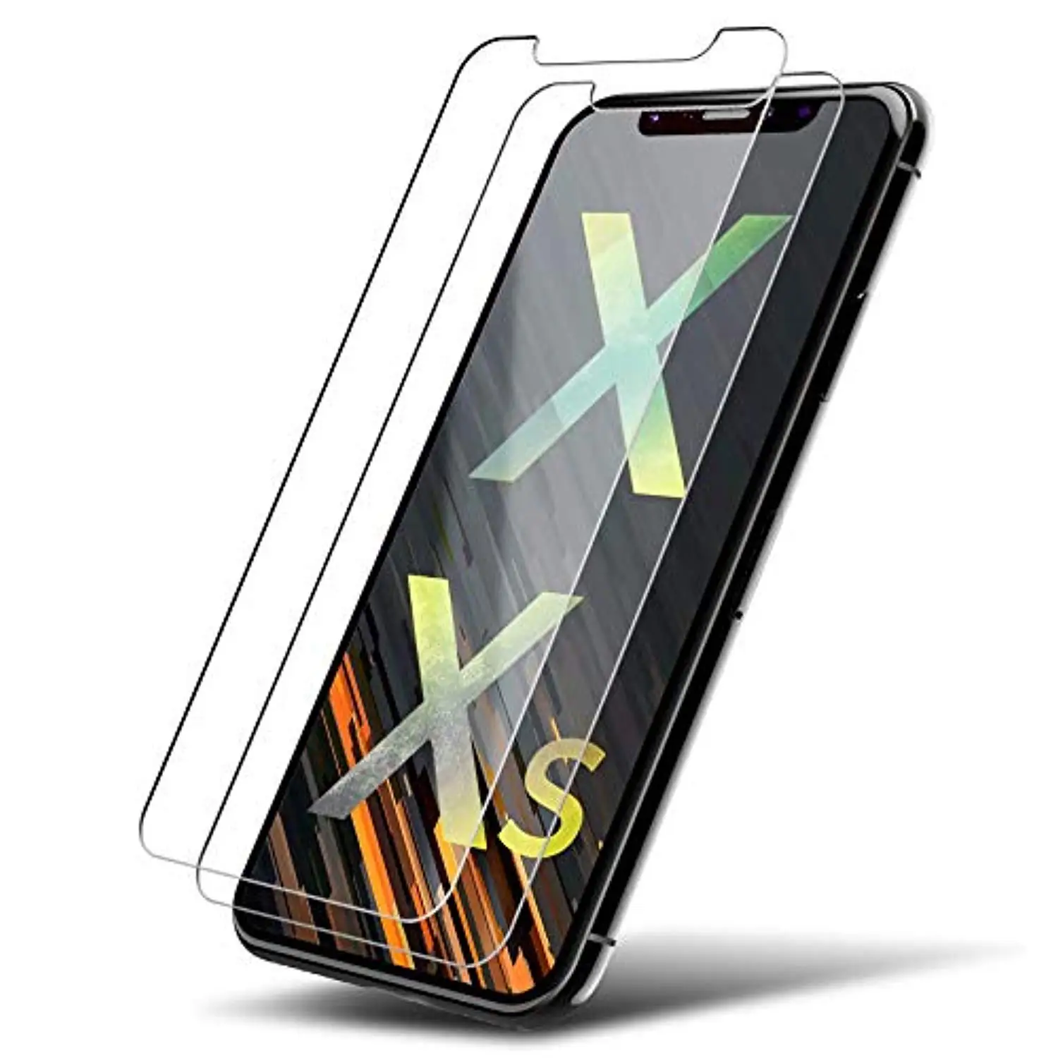 2шт 9H 2.5D Закаленное стекло для iPhone XS Max X 7 8 6 6S Plus 5 5S 5C SE чехол экрана XR защитное |