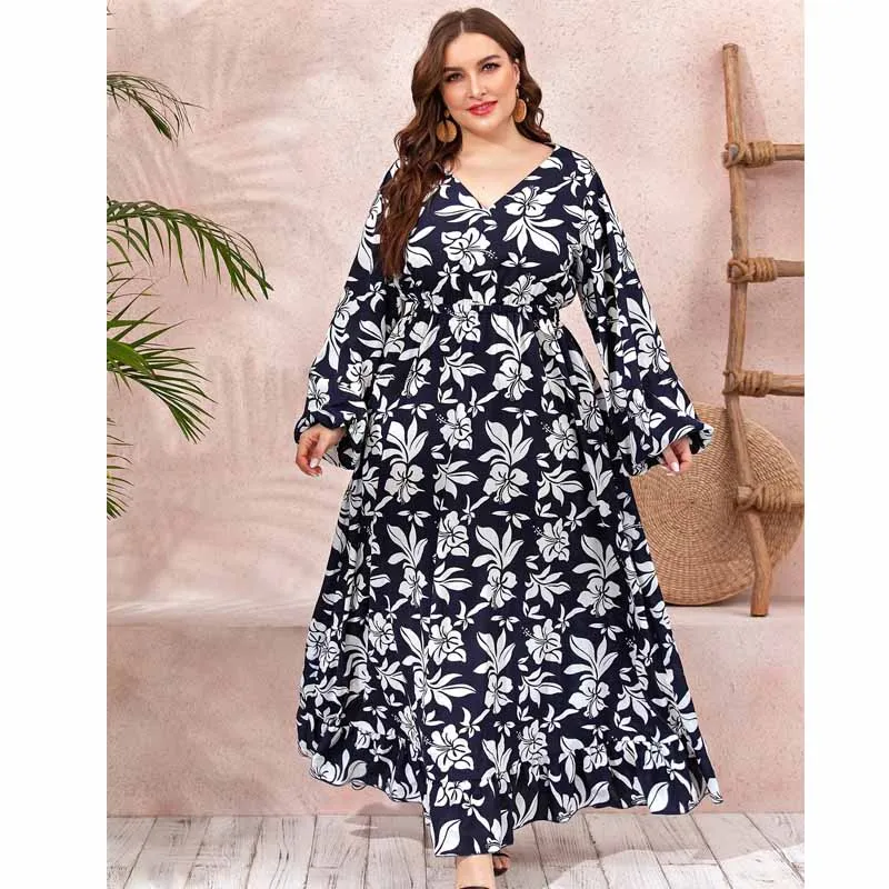 2020 мусульманское платье Abaya Женский кафтан с длинным рукавом свободные Макси