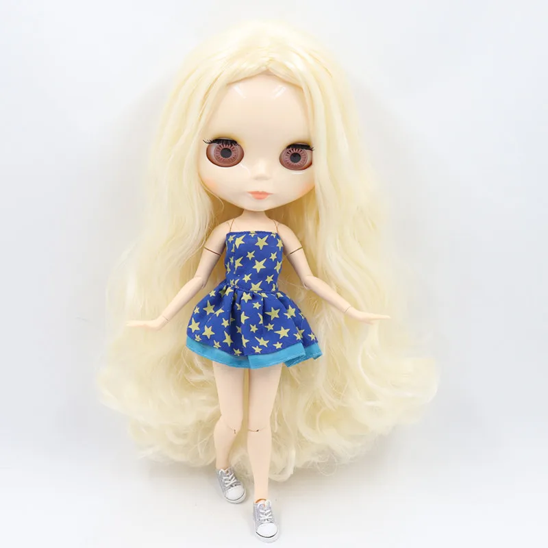 ICY DBS Blyth Doll 1/6 Joint Body 30CM BJD toys white shiny face with extra hands AB and faceplate DIY Fashion Dolls girl gift | Игрушки и