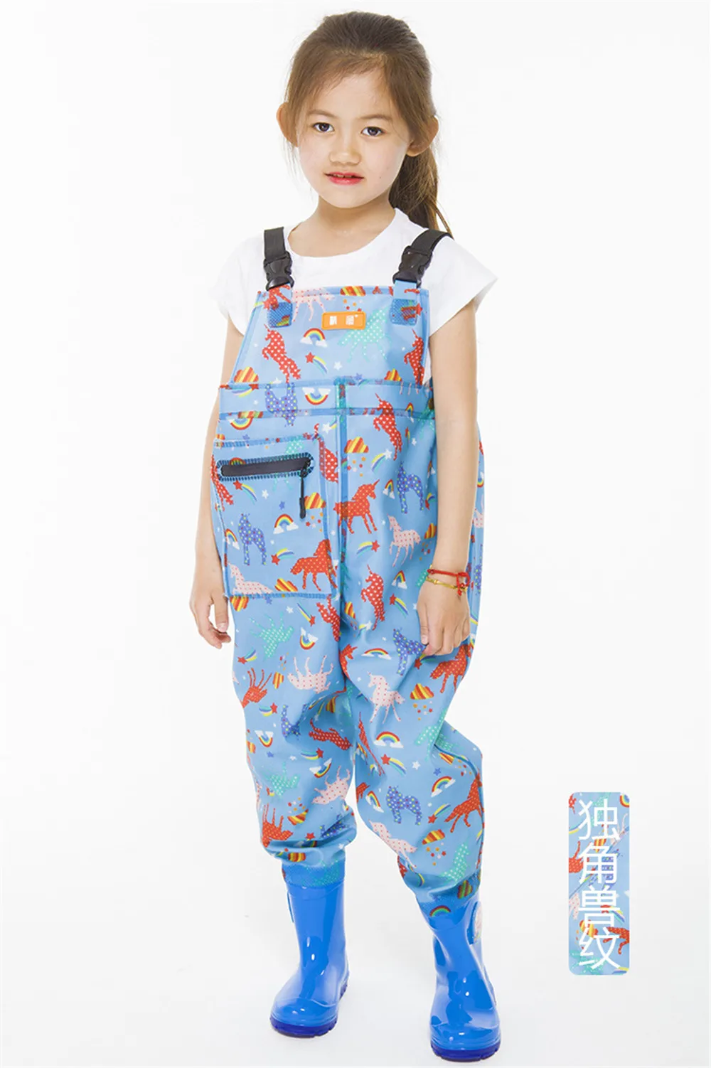 Детский комбинезон водонепроницаемые брюки с завязками и дождевики для водных