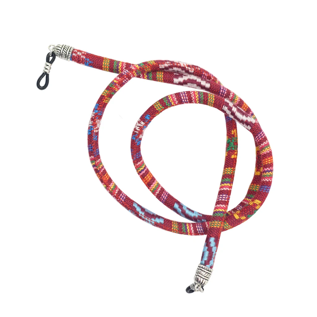 

4pcs Bohemian 6mm Round Strap Neck Cord Sunglasses Lanyard Holder Strap 28"