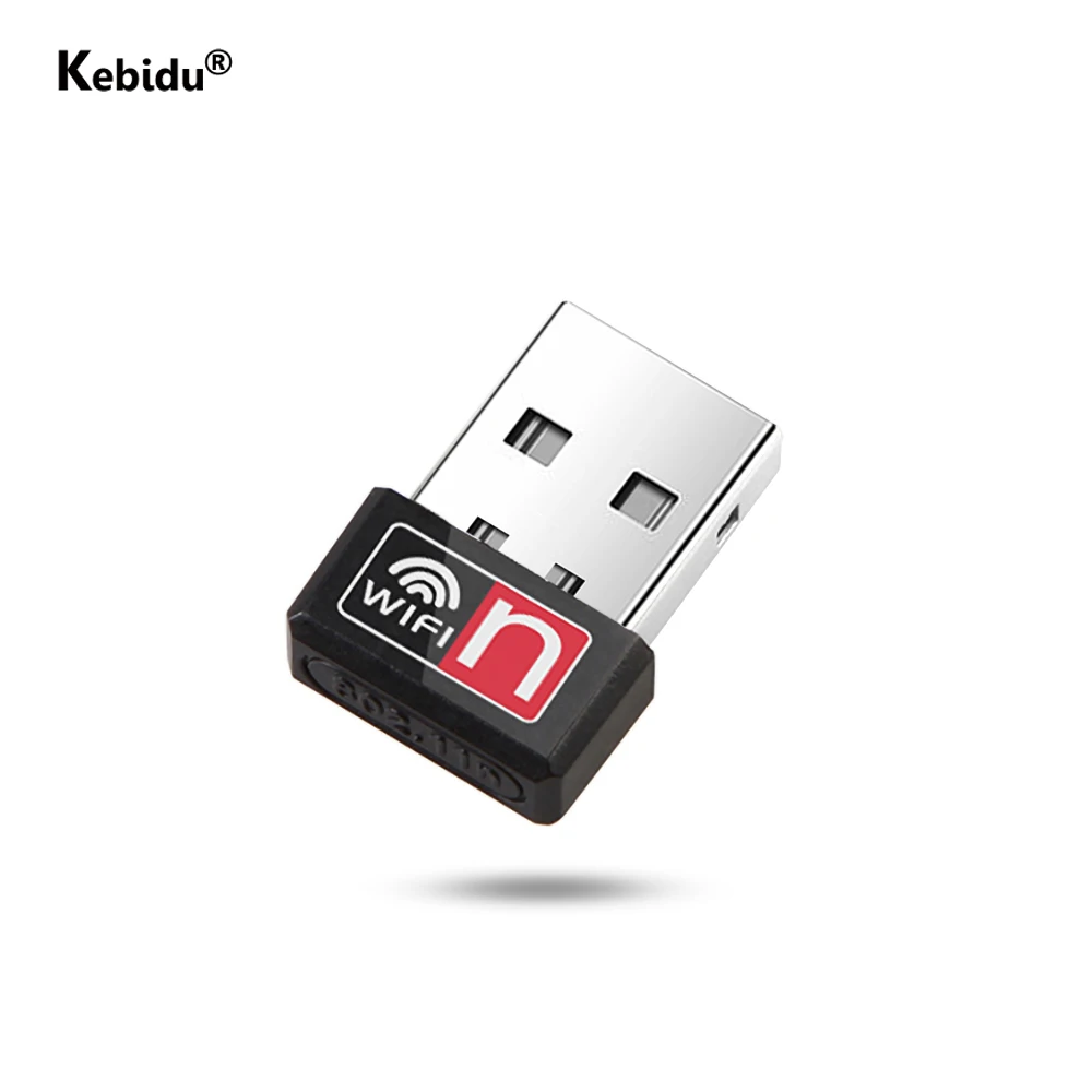 

Kebidu Mini Wireless 150Mbps USB Wifi Adapter MT7601 Network Card USB2.0 Receiver Dongle For Desktop Laptop Windows MAC 802.11N