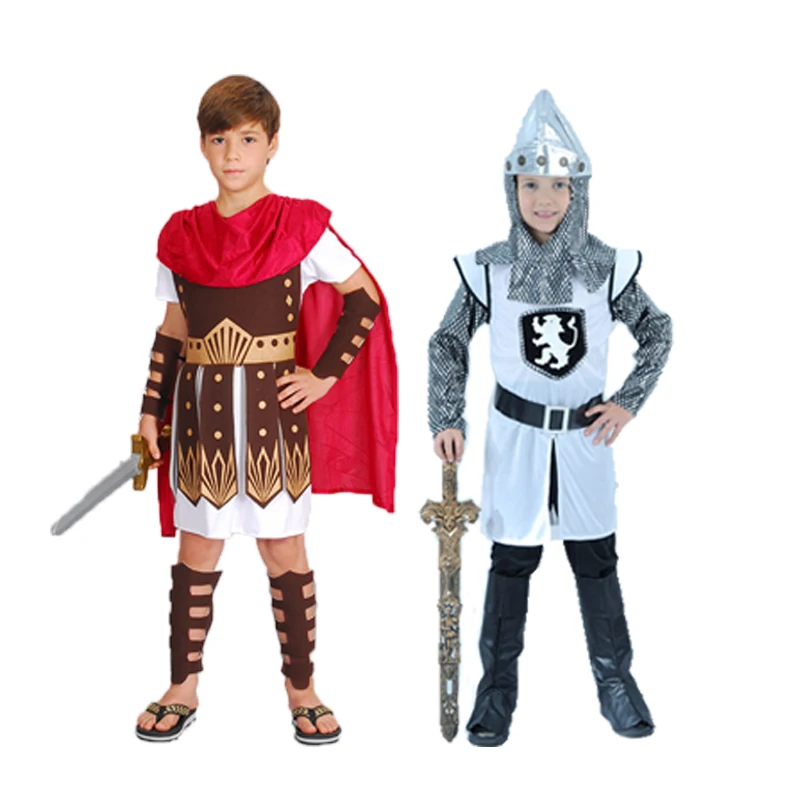 Детская одежда для косплея мужчин римский воин принц женская Древний Египет
