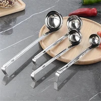 2021 new stainless steel soup sauce spoon small soup ladle serving spoon creative soup porridge sauce measuring spoon cutlery