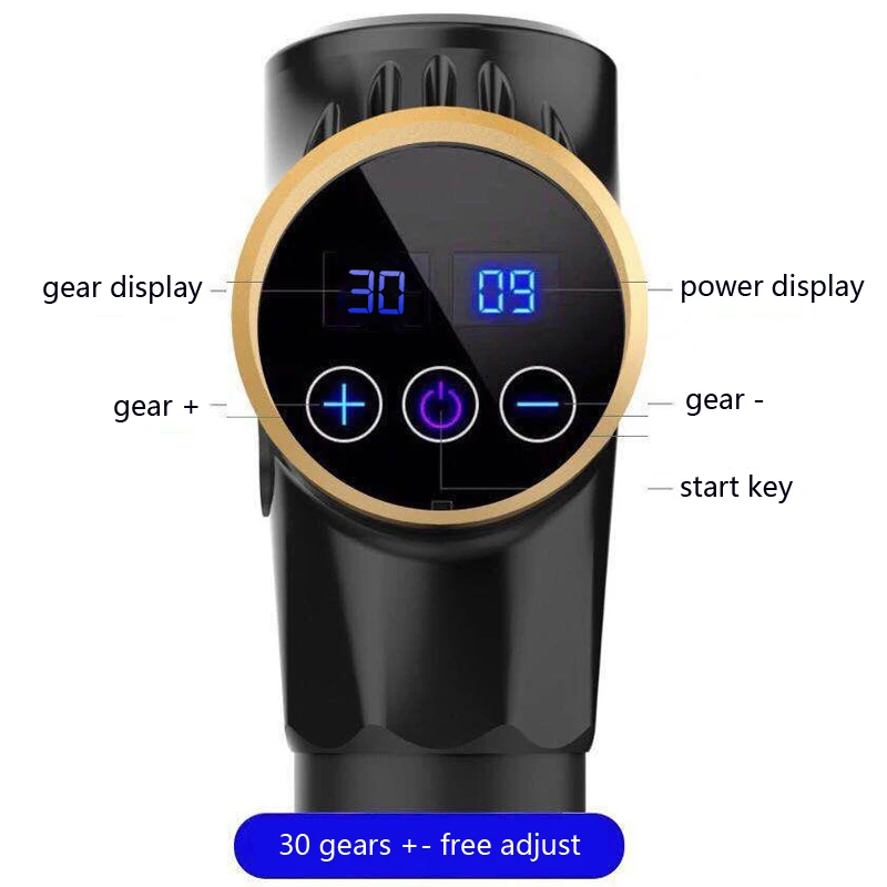 Электрический мышечный массажный пистолет домашние инструменты для