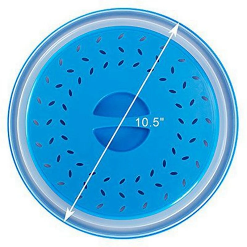 

1 Pcs Fresh Lid Microwave Heating Oil-Proof Sealing Cover & 1 Pcs Microwave Splatter Proof Food Plate Cover