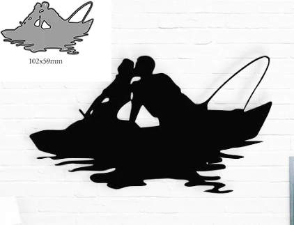 Металлическая пресс-форма в форме озера сделай сам для скрапбукинга украшения