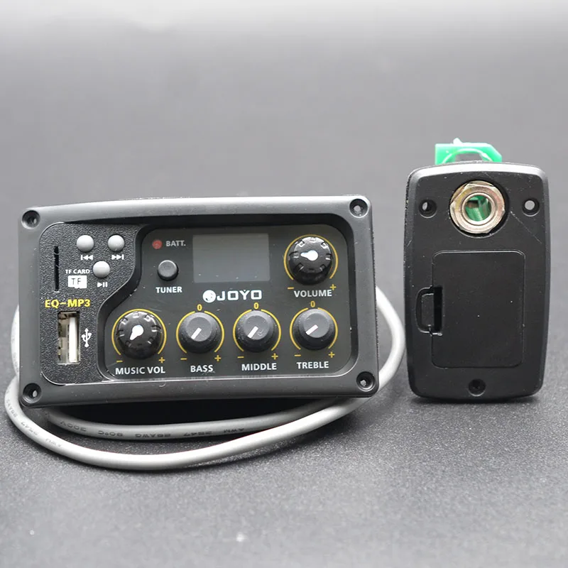 JOYO EQ MP3 Acoutsic Гитары эквалайзер 3 полосный независимых музыка регулятор громкости