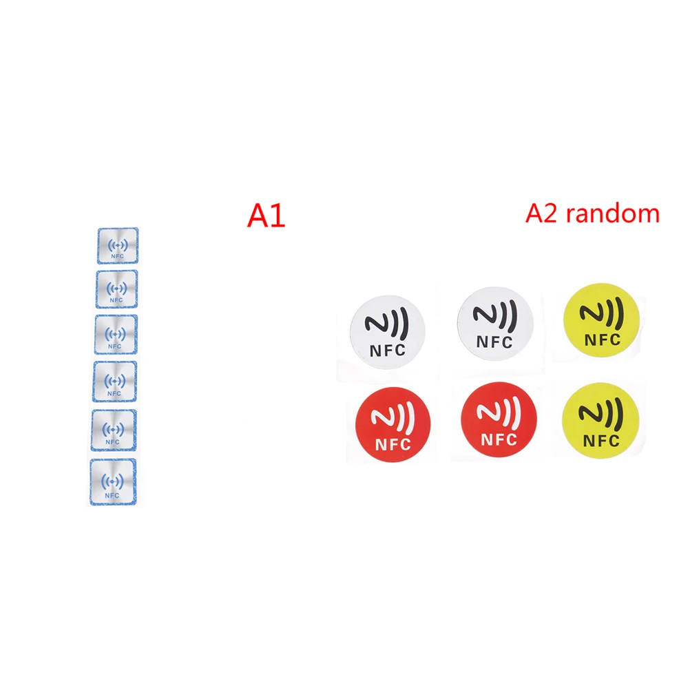

6 шт. NFC Ntag213 наклейка Ntag 213 13,56 МГц универсальная Метка RFID Маркер патруль ультралегкие метки