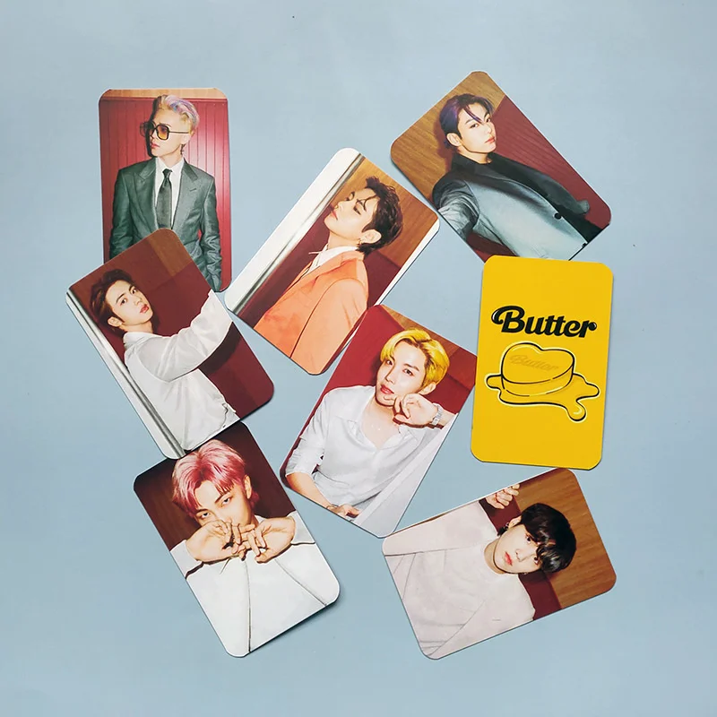 2021 корейский постер Kpop Bangtan Boys Lomo Card новый альбом фотокарточки с масляным