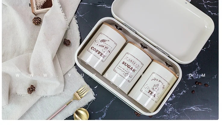 Bamboo Seal jar хранит кофейные банки, чайные банки, банки для сахара, закуски, коробки для сахара, влагостойкое кольцо