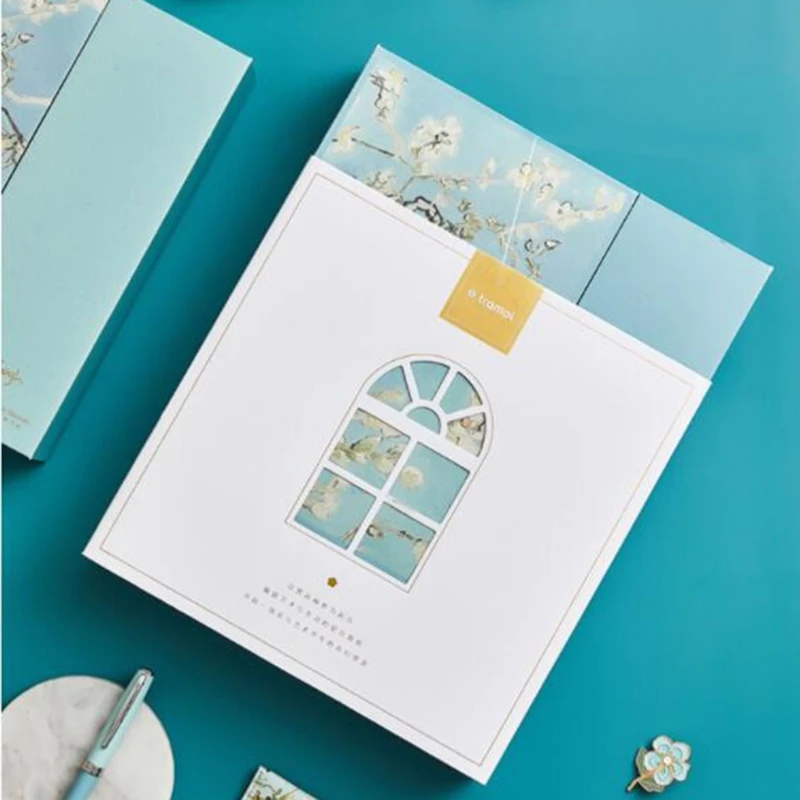 

Ballpoint Pen Kit Exquiste Metal Ink Pens with PU Pen Pouch 30ml Ink Bottle Flower Brouch for Women Men Gift