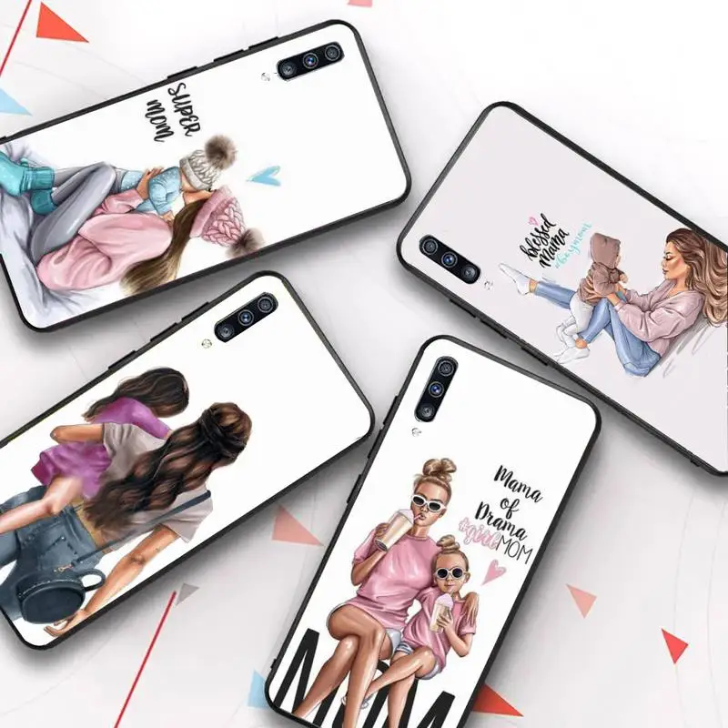 

Super Mom Baby Girl Fashion Phone Case for Samsung Galaxy A51 30s a71 A21s A70 10 A30 Capa