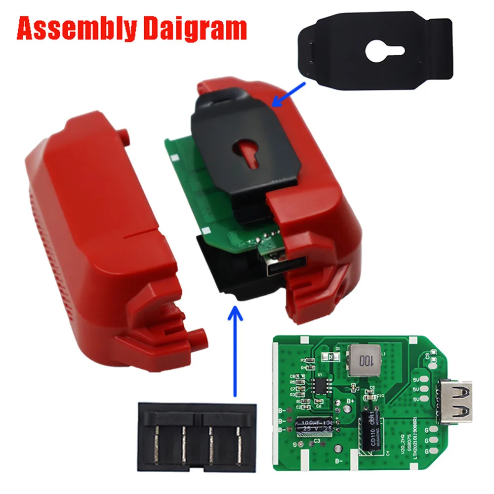 

Power Adapter 20V USB Adapter for Craftsman CMCB202 Accessories