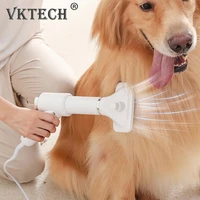 portable 2 in 1 dog hair dryer home puppy grooming comb brush fur blower adjustable speed temperature low noise pet products
