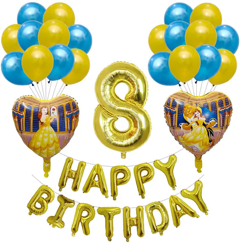 Набор воздушных шаров Красавица и Чудовище 24 шт./компл.|Воздушные шары