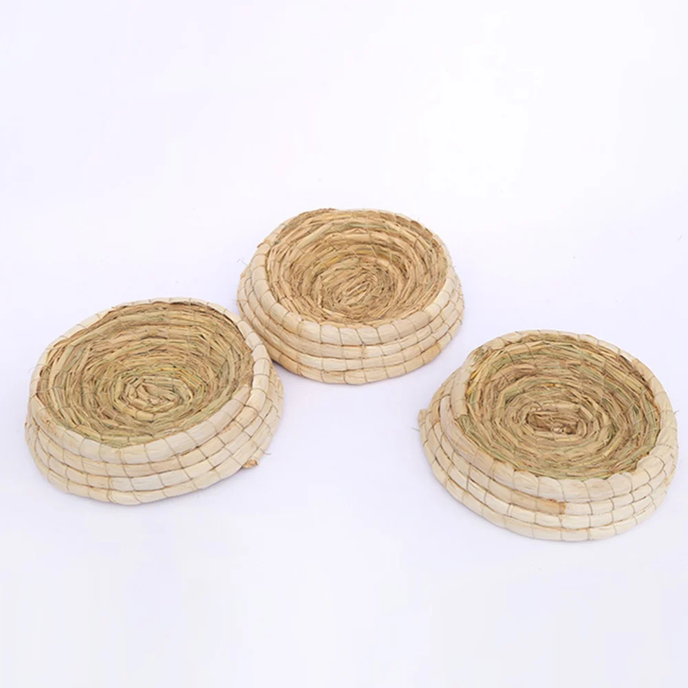 

1Pc Pigeon Breeding House Straw-woven Birds Nest Incubation Nest (Random Color)