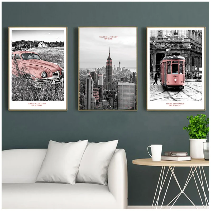 5D Diy Алмазная вышивка крестиком на рисунке комплект из 3 предметов в виде улиц