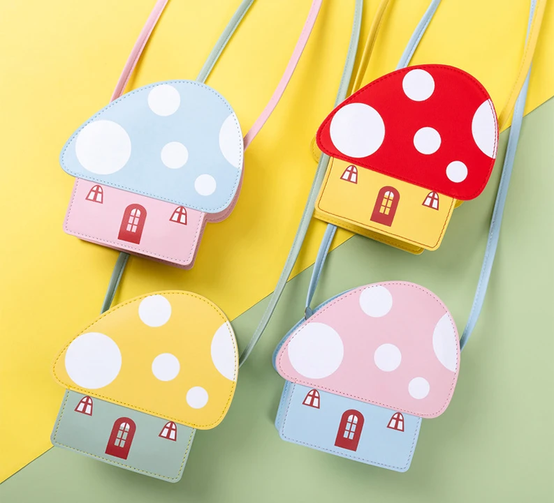 Мини детские сумки через плечо сумка с мультипликационным принтом кошелек для