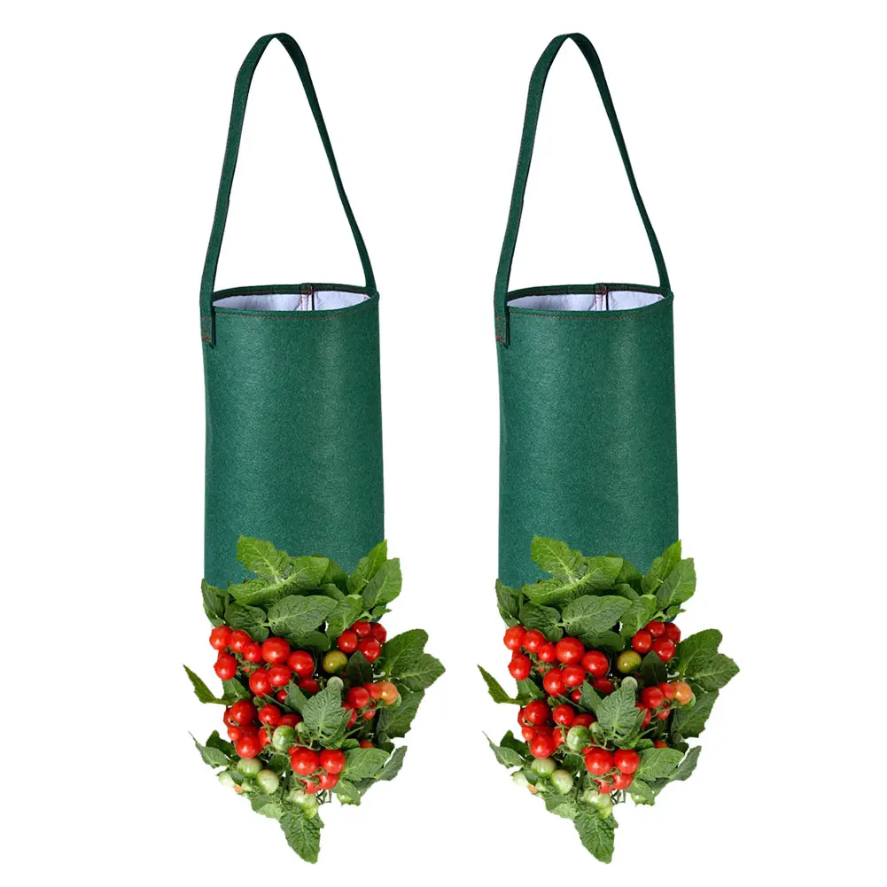 

Plant Growth Bag Home Garden Potato Tomato Vegetable Planting Bag Moisturizing Jardin Vertical Garden Grow Bag Seedling Pot 2Pcs