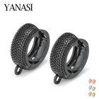 Застежки-Кольца женские позолоченные, 15 мм, 22 карата