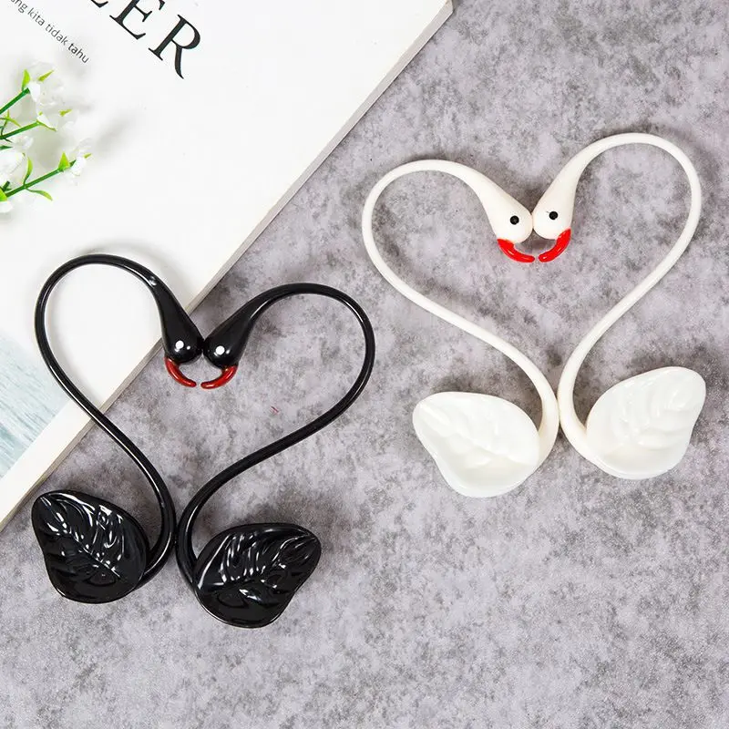 В форме сердца лебедя Топпер для торта С Днем Рождения Бантинг Баннер милый