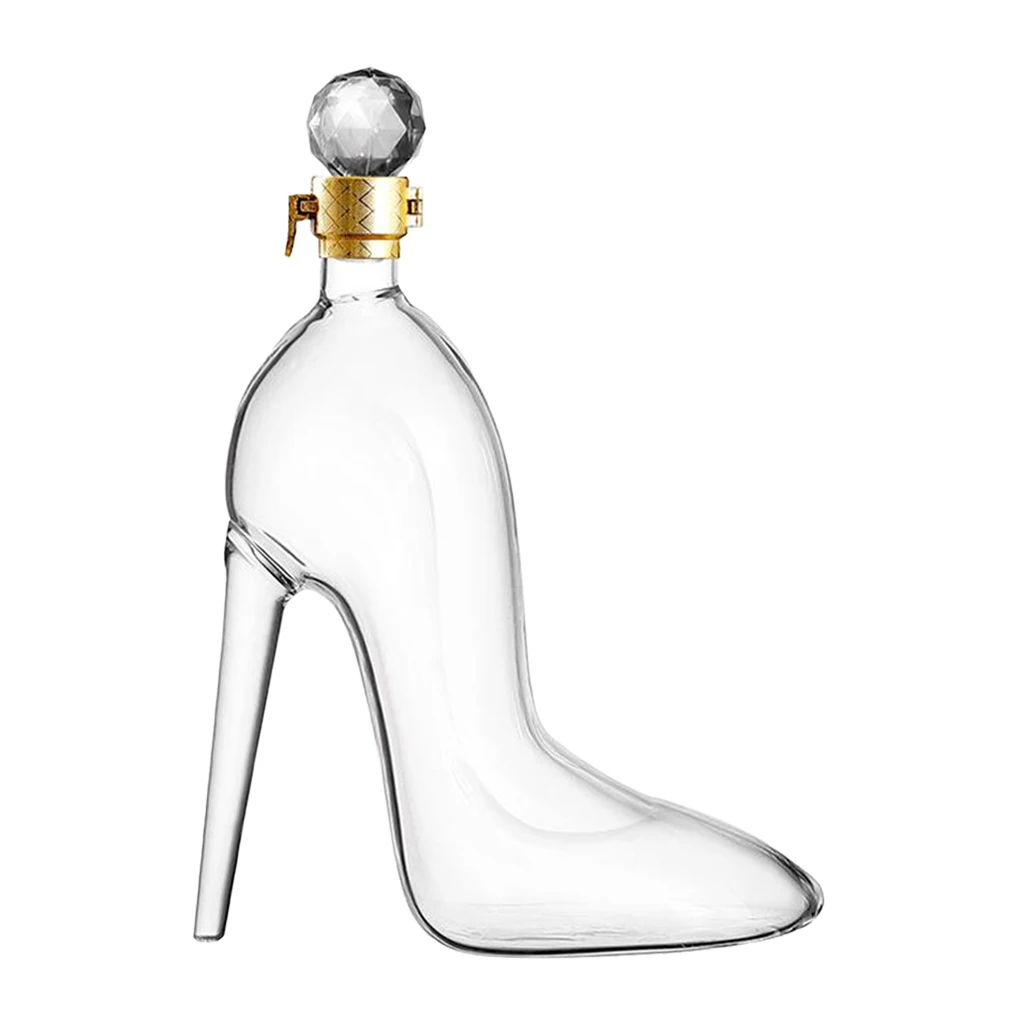 

350ml Whiskey Decanter Crystal Wine Bottle Liquor Dispenser Ladies Gift